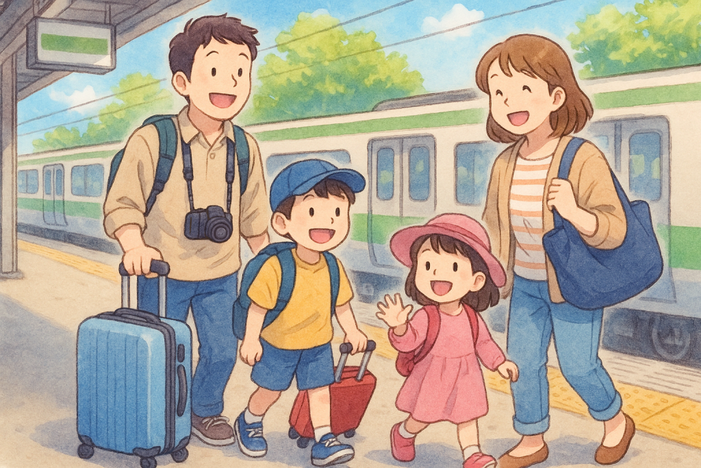家族で電車旅行｜Family Train Trip